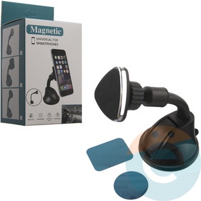 Держатель автомобильный магнитный для смартфонов Magnetic на торпеду на короткой гнущейся ноге - фото 18622