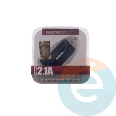 АЗУ Remax 1xUSB универсальное 2.1амп черное - фото 5556