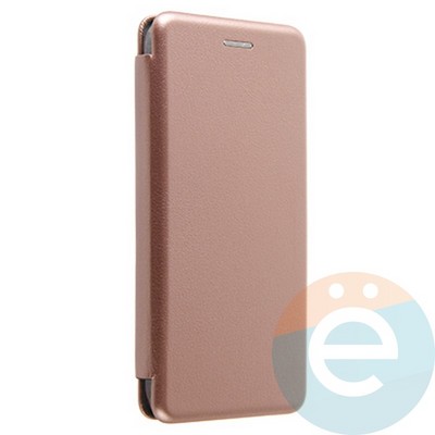 Чехол книжка боковой Fashion Case для Infinix Note 12 Pro розово-золотистый - фото 58085