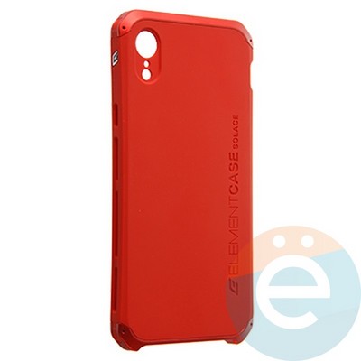 Накладка противоударная Element Case на Apple iPhone XR красная - фото 23159
