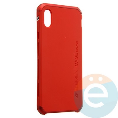Накладка противоударная Element Case на Apple iPhone XS Max красная - фото 23168