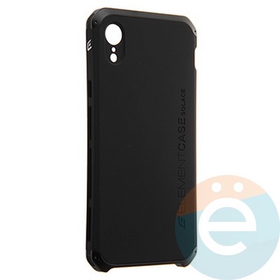 Накладка противоударная Element Case на Apple iPhone XR черная - фото 23171