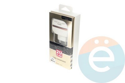 СЗУ Konfulon C23 2.4А+Micro USB - фото 23452