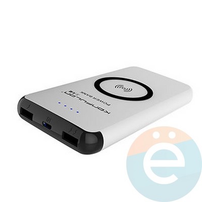 Внешний аккумулятор Konfulon M12W 10000 mAh с функцией беспроводной зарядки - фото 26995