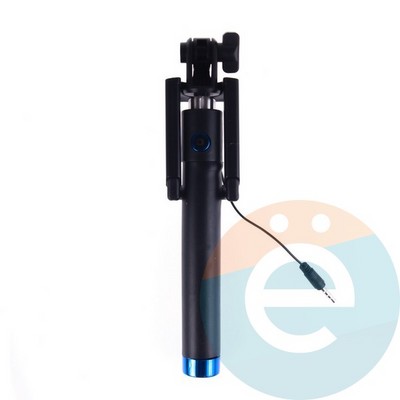 Монопод Locust аудио кабель проводной для Iphone IOS Android синий - фото 6031