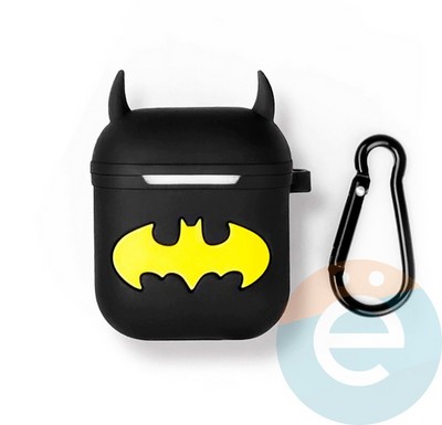Чехол силиконовый объемный на Apple AirPods 1/2 Batman 40 - фото 28167