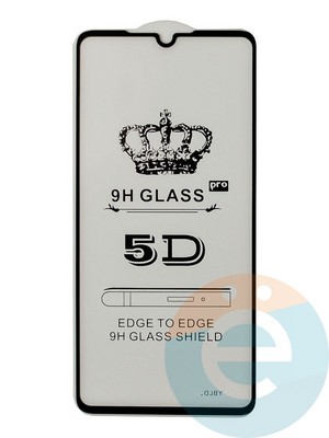 Защитное стекло 9D с полной проклейкой на Huawei P30 черное - фото 35453