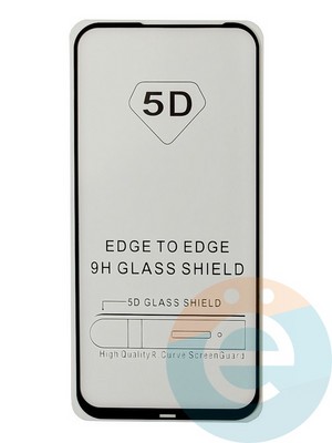 Защитное стекло 9D с полной проклейкой на Huawei Nova 5i черное - фото 35559