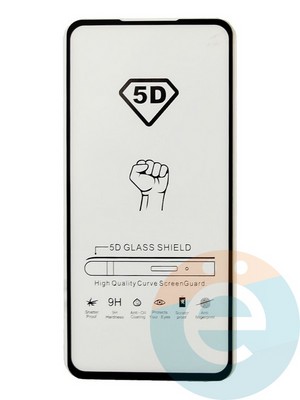 Защитное стекло 9D с полной проклейкой на Huawei Nova 6SE/P 40 Lite/Nova 7i черное - фото 35578
