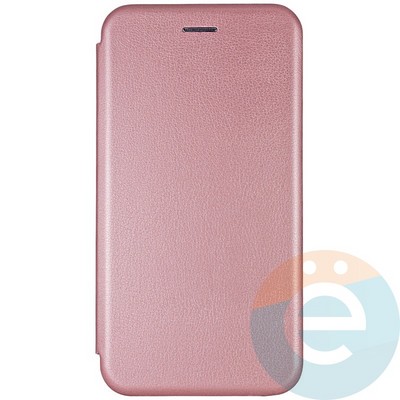 Чехол книжка боковой Fashion Case для Samsung Galaxy M11 розово-золотистый - фото 40602
