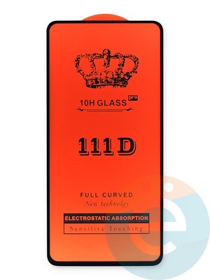 Защитное стекло 9D с полной проклейкой на Huawei P40 черное - фото 40765