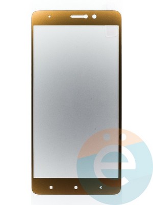 Защитное стекло 2D полноэкранное на Xiaomi Mi 5S Plus золотистое - фото 44907