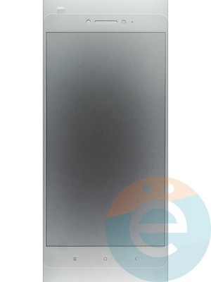 Защитное стекло 2D полноэкранное на Xiaomi Mi Max белое - фото 44909