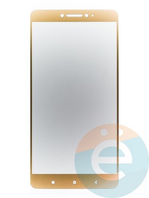 Защитное стекло 2D полноэкранное на Xiaomi Mi Max золотистое - фото 44910
