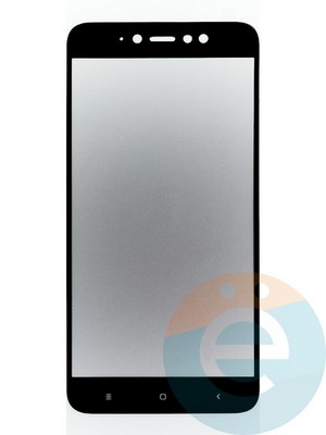 Защитное стекло 2D полноэкранное на Xiaomi Redmi Note 5A черное - фото 44925