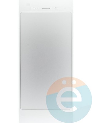 Защитное стекло 2D полноэкранное на Xiaomi Redmi 5 Plus белое - фото 44981