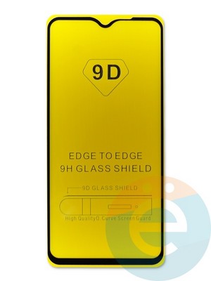 Защитное стекло 9D с полной проклейкой на Poco M3 черное - фото 45262