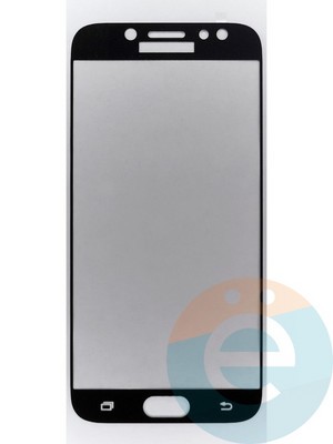 Защитное стекло 2D полноэкранное на Samsung Galaxy J7 SM-J720/730 (2017) черное - фото 45505