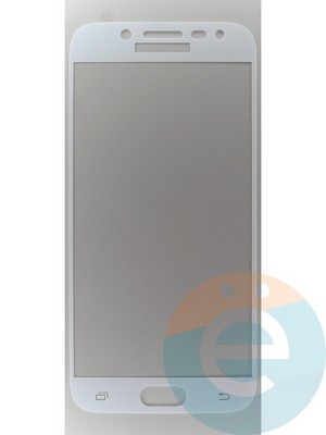 Защитное стекло 2D полноэкранное на Samsung Galaxy J5 SM-J520/530 (2017) белое - фото 45510