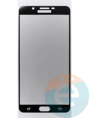 Защитное стекло 2D полноэкранное на Samsung Galaxy A9 PRO черное - фото 45540