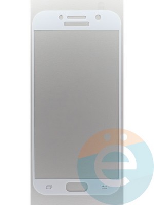 Защитное стекло 2D полноэкранное на Samsung Galaxy A5 (2017) SM-A520 белое - фото 45646
