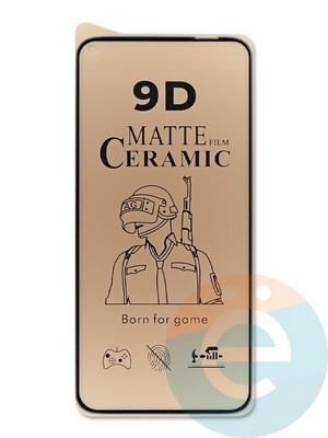 Защитное стекло Ceramics Matte (без упаковки) для Huawei P 40 Lite/Nova 6SE/Nova 7i черное - фото 45816