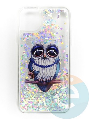 Накладка Переливашка на Apple iPhone 11 сова - фото 47269