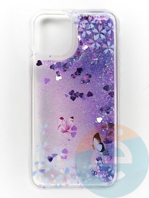 Накладка Переливашка на Apple iPhone 13 Pro Max бабочки - фото 47293