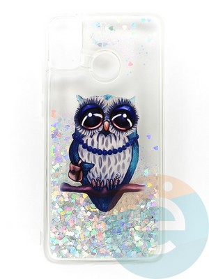 Накладка Переливашка на Huawei Honor 8X сова - фото 47319