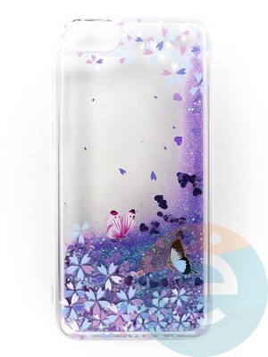 Накладка Переливашка на Huawei Y5 2018/Honor 7A бабочки - фото 47327