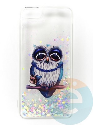 Накладка Переливашка на Huawei Y5 2018/Honor 7A сова - фото 47329