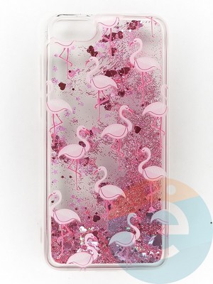 Накладка Переливашка на Huawei Y5 2018/Honor 7A фламинго - фото 47330