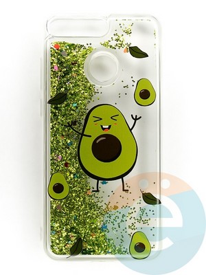 Накладка Переливашка на Huawei Y6 2018/Honor 7A Pro авокадо - фото 47336