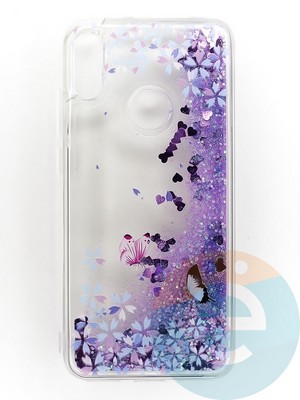 Накладка Переливашка на Huawei Y6 2019/Honor 8A бабочки - фото 47342