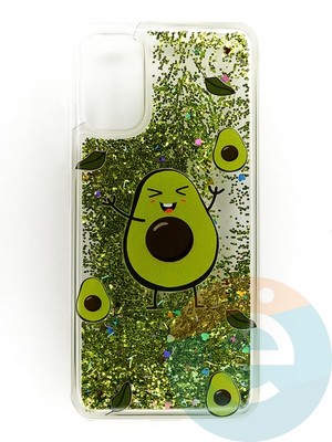 Накладка Переливашка на Poco M3 Pro/Redmi Note 10 5G авокадо - фото 47351