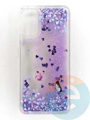Накладка Переливашка на Poco M3 Pro/Redmi Note 10 5G бабочки - фото 47352