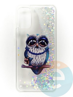 Накладка Переливашка на Poco M3 Pro/Redmi Note 10 5G сова - фото 47354