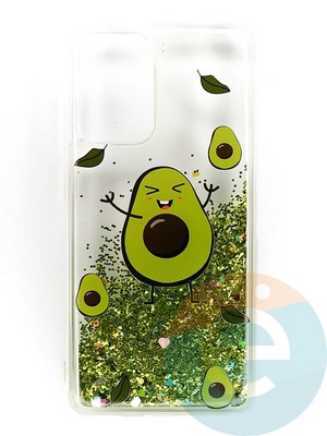 Накладка Переливашка на Samsung Galaxy A52 авокадо - фото 47396