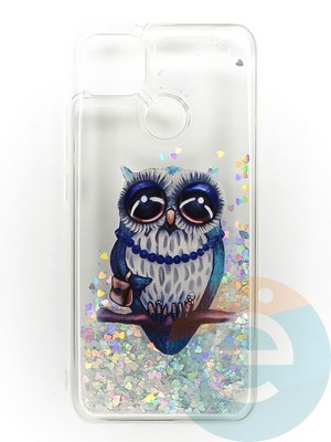 Накладка Переливашка на Xiaomi Redmi 9C/10A сова - фото 47429