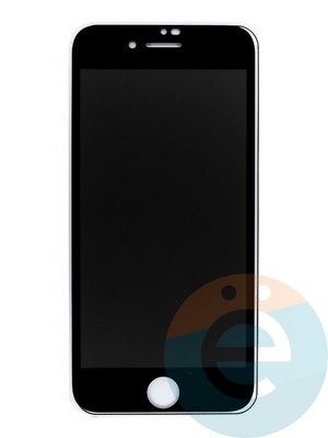 Защитное стекло Антишпион для Apple iPhone 7/8/SE 2020 черное - фото 47666