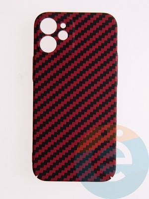 Накладка пластиковая Unique case (в коробке) для Apple iPhone 12 Mini красная - фото 54409