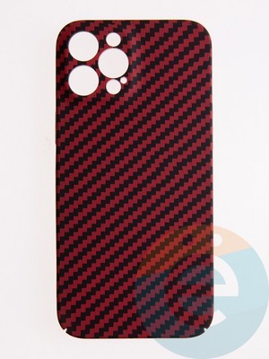 Накладка пластиковая Unique case (в коробке) для Apple iPhone 12 Pro Max красная - фото 54423