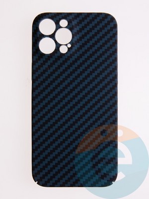 Накладка пластиковая Unique case (в коробке) для Apple iPhone 12 Pro Max синяя - фото 54426