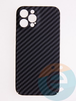 Накладка пластиковая Unique case (в коробке) для Apple iPhone 12 Pro Max черная - фото 54429