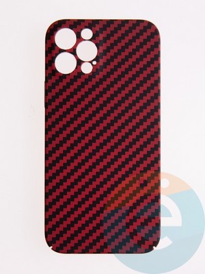 Накладка пластиковая Unique case (в коробке) для Apple iPhone 12 Pro красная - фото 54438