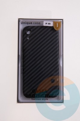 Накладка пластиковая Unique case (в коробке) для Apple iPhone XR синяя - фото 54651