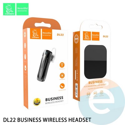 Bluetooth гарнитура Denmen DL22 белая - фото 54841