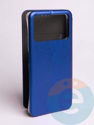 Чехол книжка боковой Fashion Case для Poco X4 Pro синий - фото 57722