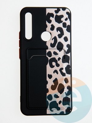 Накладка силиконовая Summer с кардхолдером для Huawei P Smart Z/Honor 9X черная - фото 59017