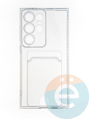 Накладка силиконовая Winter с кардхолдером для Infinix Note 12 G96 белая - фото 65248